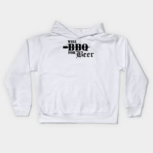 Will bbq for beer Kids Hoodie